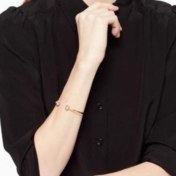 Kate Spade Gold Plated‎ Lady Marmalade Open Cuff Bracelet - Picture 13 of 13